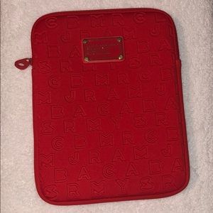Red Marc Jacobs Logo iPad Case